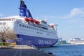 DFDS ship CROWN SEAWAYS in Copenhagen harbor