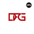 DFG Logo Letter Monogram Design Royalty Free Stock Photo