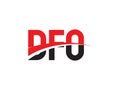 DFO Letter Initial Logo Design Vector Illustration Royalty Free Stock Photo