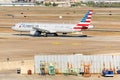 DFW airport - airplanes on the ramp Royalty Free Stock Photo