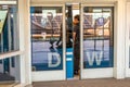 DFW airport - passengers in the Skylink station Royalty Free Stock Photo