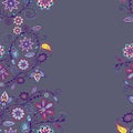 DfysdtyFloral background with indian ornament. Seamless pattern for your