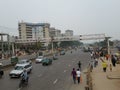 Dhaka Airport Road in the morning