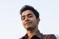 Dhaka, Bangladesh, February 24 2017: Portrait of a smiling young man