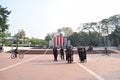 Dhaka, Bangladesh, - march, 17, 2019 : central martyr monument