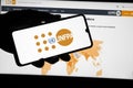 Dhaka, Bangladesh- 28 March 2024: UNFPA logo is displayed on smartphone