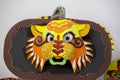 A big size colorful tiger mask.