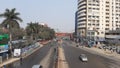 Dhaka city road with natural view