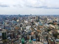 Dhaka City Skyline. Drone View of Dhaka City, Bangladesh