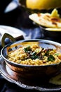 Dhal with pumpkin. Indian cuisine