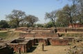 Temple Ruins at Dhamek Stupa - Sarnath