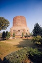 Dhamek Stupa monument, Sarnath, Varanasi, India