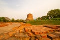 Dhamek stupa at Sarnath Royalty Free Stock Photo