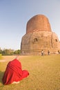 The Dhamekh Stupa, Sarnath,India