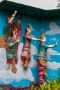 Dhamikarama Burmese Temple in Penang, Malaysia Royalty Free Stock Photo