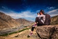 Dhankar Gompa. India. Spiti Valley Royalty Free Stock Photo