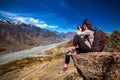 Dhankar Gompa. India. Spiti Valley Royalty Free Stock Photo