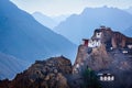 Dhankar gompa. Spiti valley, Himachal Pradesh, India