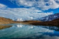 Dhankar Lake. Spiti Valley, Himachal Pradesh, India