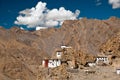 Dhankar monastery Royalty Free Stock Photo