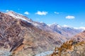 Dhankar monastry perched on a cliff in Himalayas, India Royalty Free Stock Photo