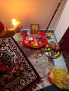 Dhanteras and Diwali worship at home