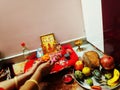 Dhanteras and Diwali worship at home