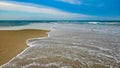 Dhanushkodi beach - union of Bay of Bengal and Indian Ocean, Rameshwaram, Tamilnadu, India.