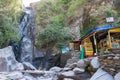 Bhagsunag Waterfall. a famous Landscape in Bhagsu Village, Dharamsala, Himachal Pradesh, India