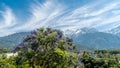 Dharamshala of Himachal Pradesh surrounded by cedar forests and Dhauladhar mountain range