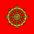 Dharma Wheel symbol