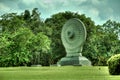 Dharmacakra, on the lawn Royalty Free Stock Photo