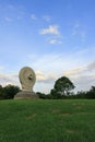 Dharmacakra or the wheel of doctrine at Phutthamonthon,Nakhon Pathom Province ,Thailand.