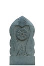 Dharmacakra, The Wheel of the Law, Stone Sculpture Royalty Free Stock Photo