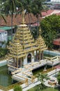Dharmikarama burmese temple on island Penang Royalty Free Stock Photo