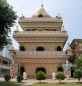 Dharmikarama burmese temple, Malaysia Royalty Free Stock Photo