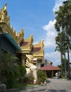 Dharmikarama burmese temple, Malaysia Royalty Free Stock Photo