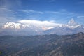 Dhaulagiri-Annapurna-Manaslu Range, Nepal Royalty Free Stock Photo