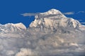 Dhaulagiri Himal Royalty Free Stock Photo