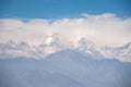 Dhaulagiri mountain landscape in Nepal