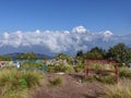 Dhaulagiri range from Poon Hill, Nepal Royalty Free Stock Photo