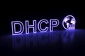 DHCP neon concept self illumination background