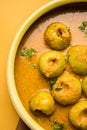 Indian food Tinda Masala served in a bowl, selective focus