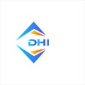 DHI abstract technology logo design on white background. DHI creative initials letter logo concept Royalty Free Stock Photo