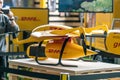 DHL CamCopter drone Royalty Free Stock Photo