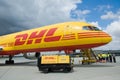 DHL cargo Royalty Free Stock Photo