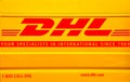 DHL currier service Royalty Free Stock Photo