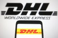 DHL International GmbH logo Royalty Free Stock Photo