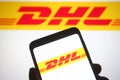 DHL International GmbH logo Royalty Free Stock Photo