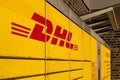 DHL parcel locker Royalty Free Stock Photo